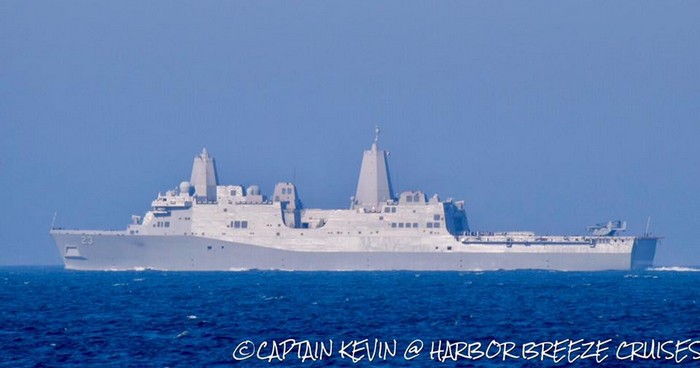 US warship 23 during fleet week