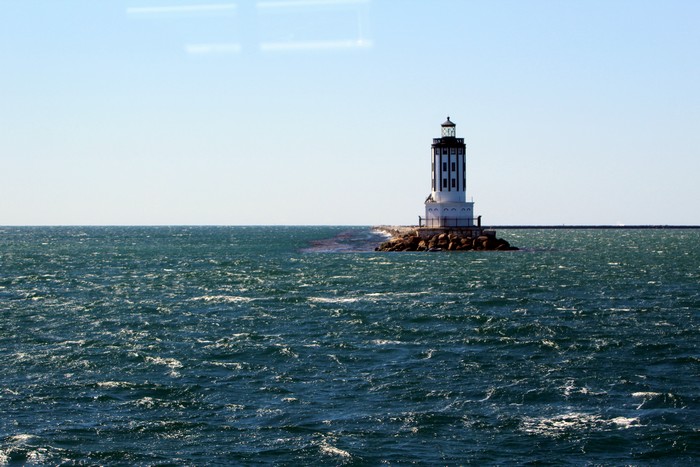 LA lighthouse on the way in from a whale watch