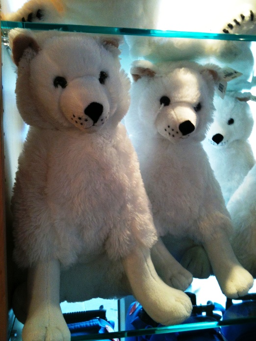 Arctic fox stuffed animals