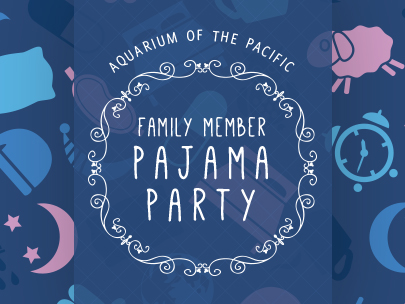 Family member pajama party invite