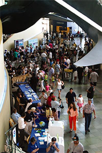 The Great Hall during Earth Day Celebration