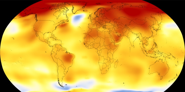NASA/GISS data visualization