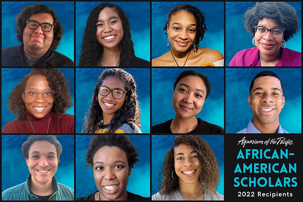 Headshots of the 2022 African American Scholarship recipients