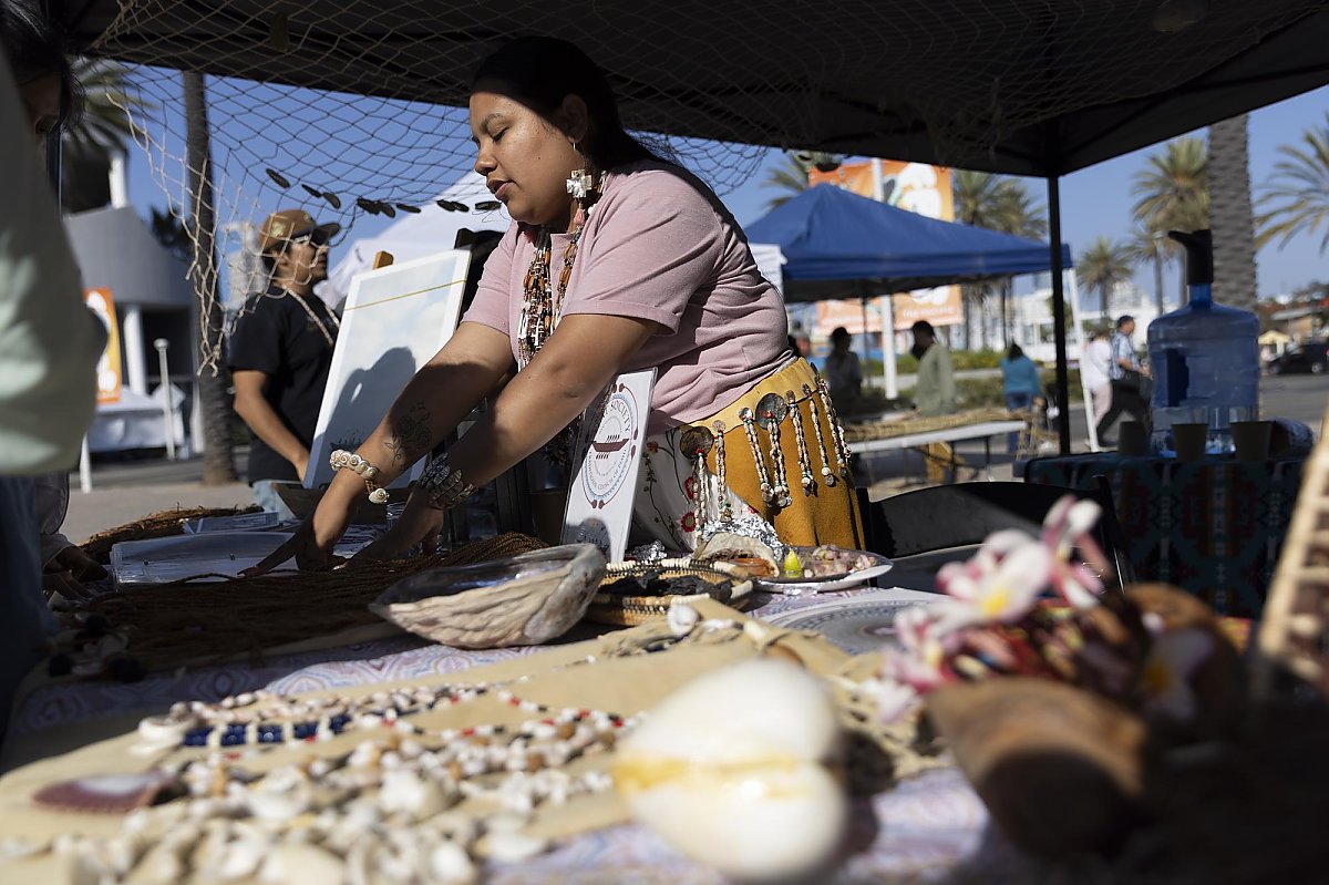 Tongva Cultural Display – Ti'at Society Cultural Demonstrations and Exhibitor