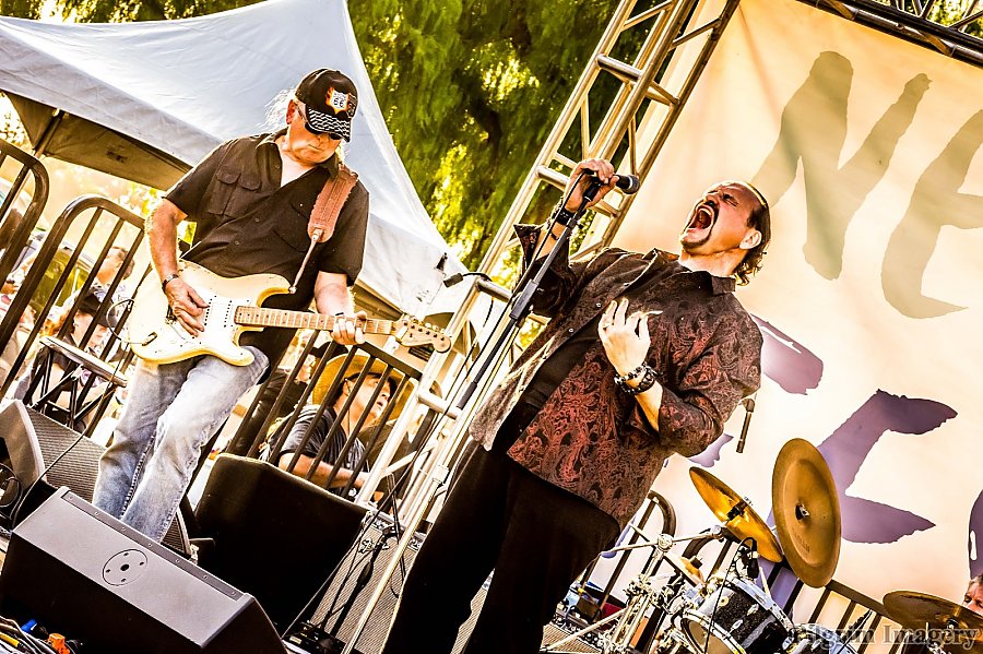 New Blues Revolution performs on stage