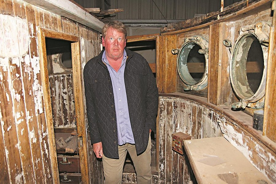 John Gregg aboard Western Flyer