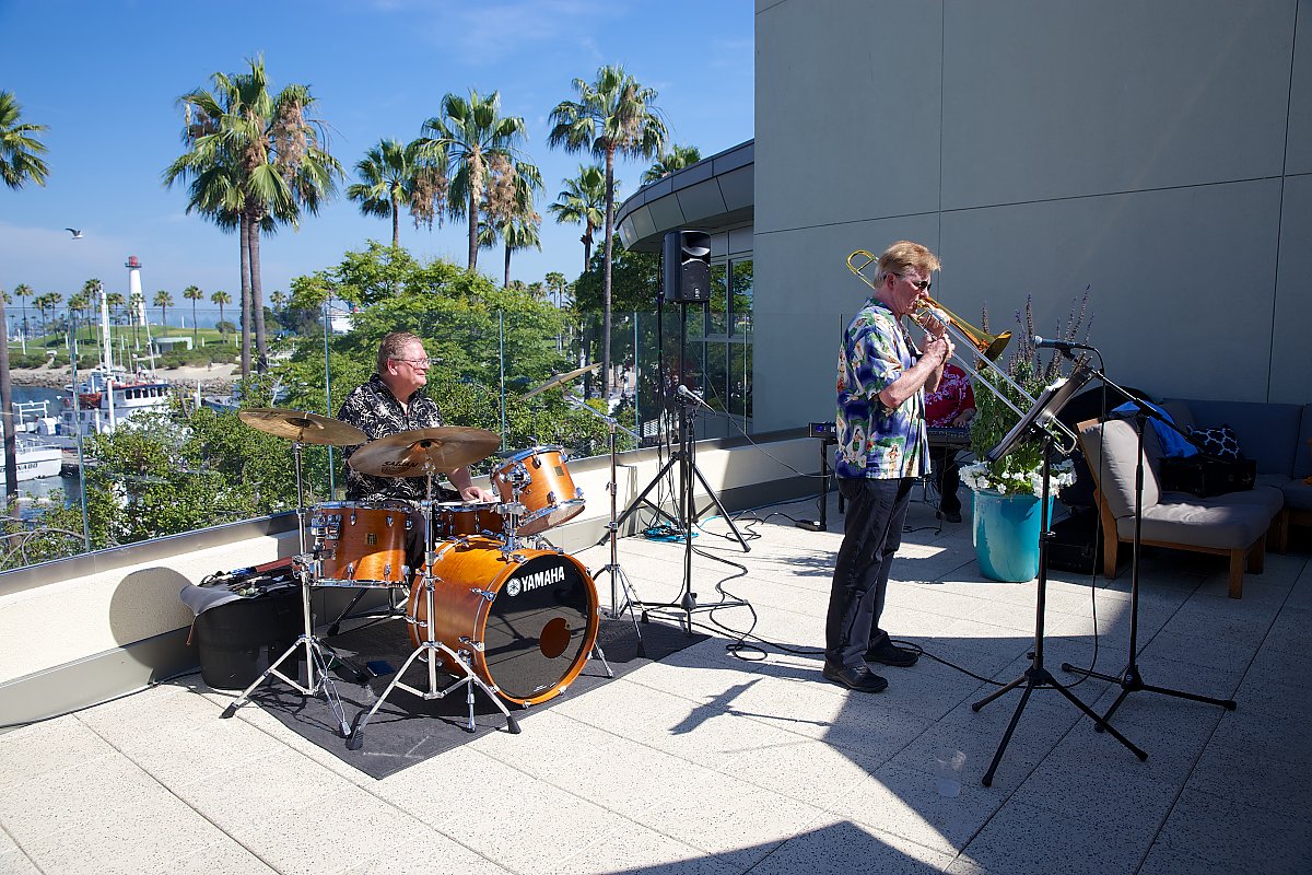 Jazz band on the Veranda