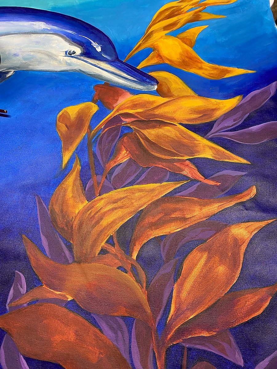 Stephen Jackson and Joanne Tawfilis mural detail