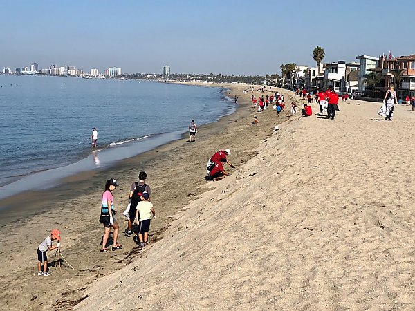 2019 California Coastal Clean-Up Day volunteers
