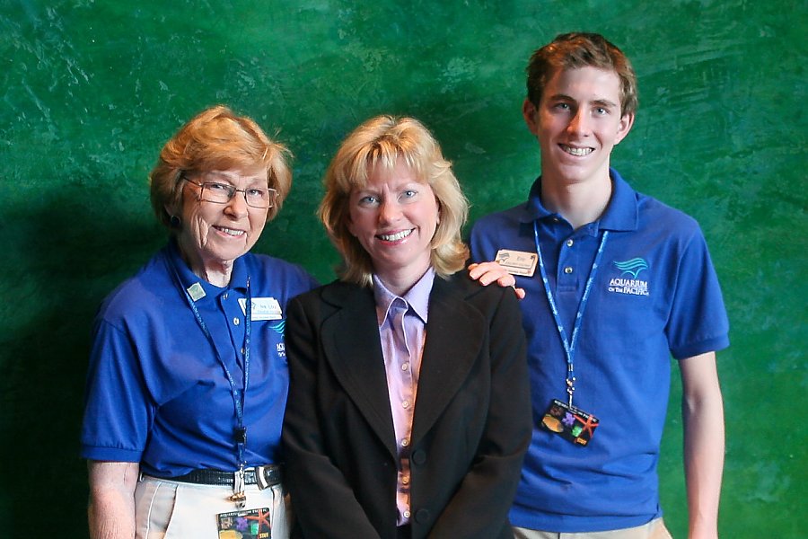 Ivolou Corston, Jennifer Hagle, and Eric Hagle group portrait