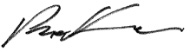 Peter Kareiva Signature
